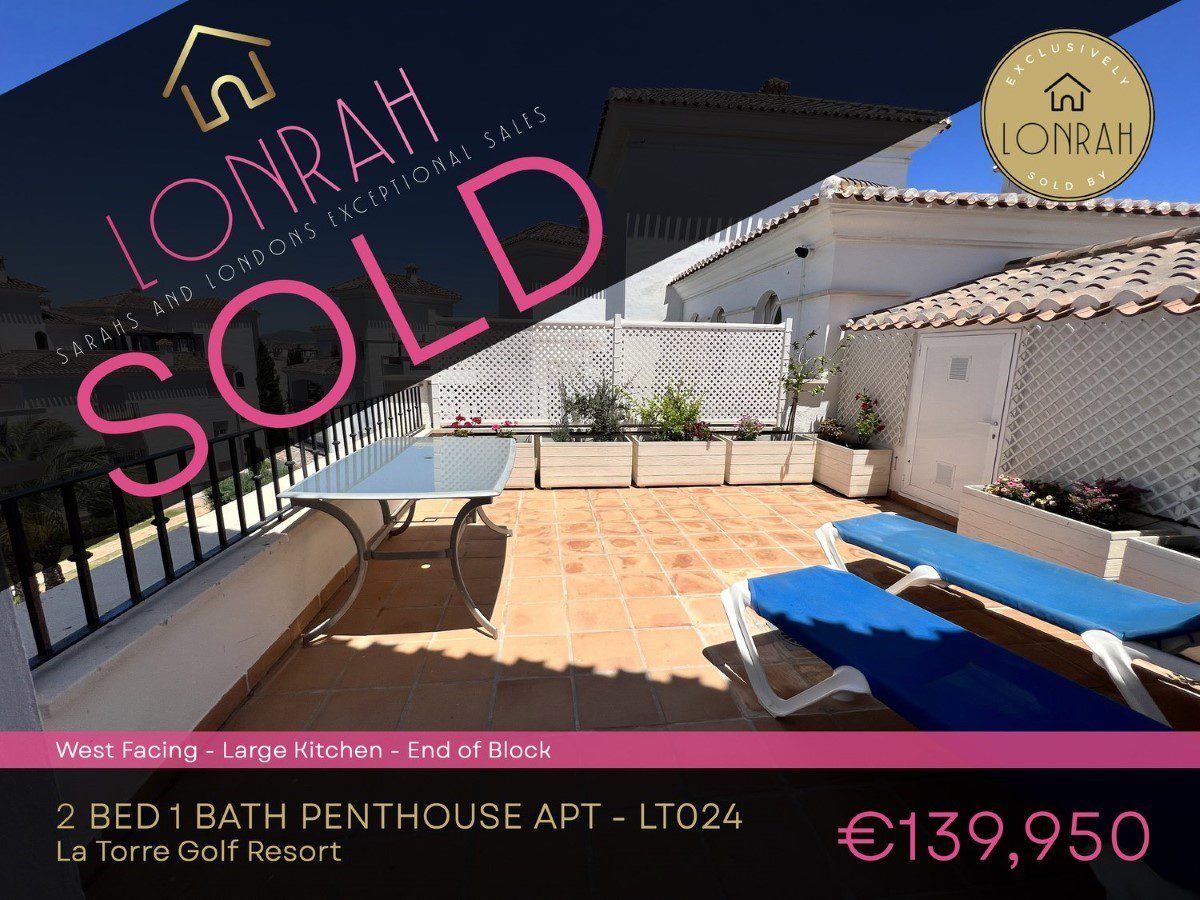 Lonrah La Torre Golf Resort Murcia LT024 SOLD Lonrah La Torre Golf Resort Murcia LT024 SOLD