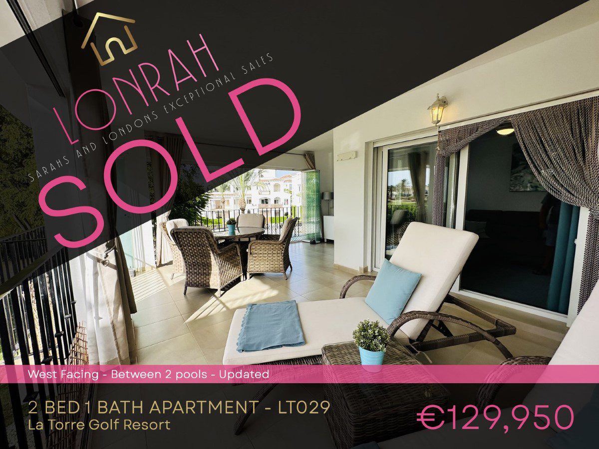 Lonrah La Torre Golf Resort Murcia LT029 SOLD Lonrah La Torre Golf Resort Murcia LT029 SOLD