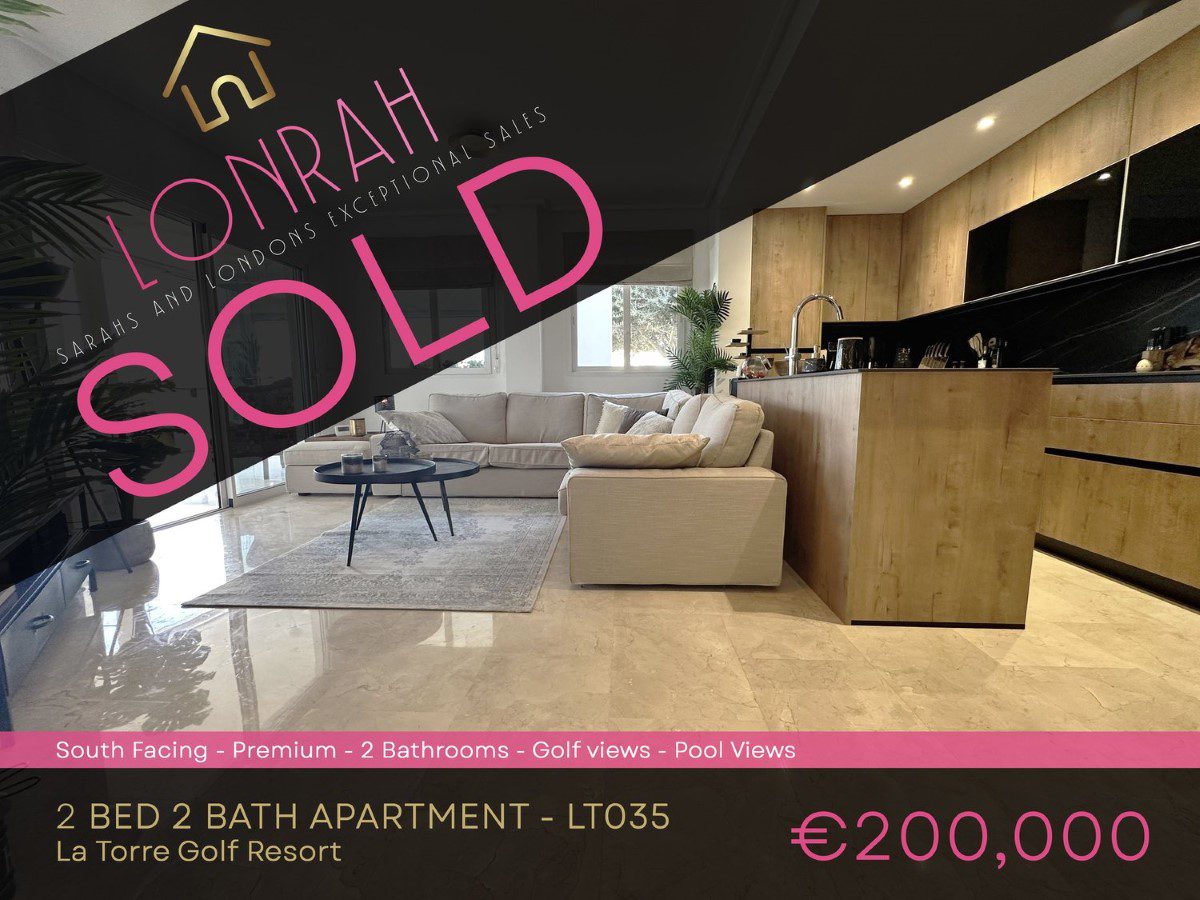 Lonrah La Torre Golf Resort Murcia LT035 SOLD Lonrah La Torre Golf Resort Murcia LT035 SOLD