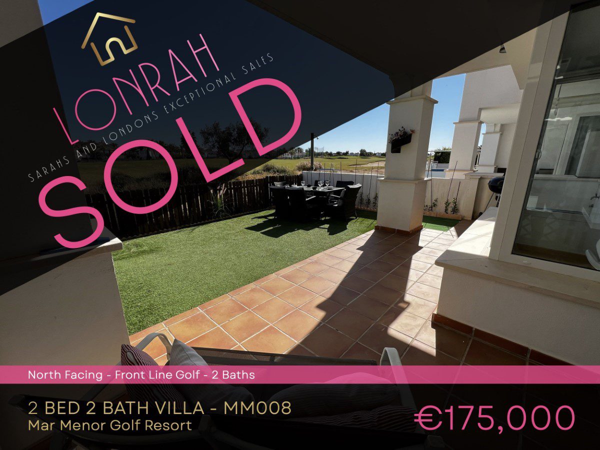 Mar Menor Golf Resort Villa - MM008 - Sold