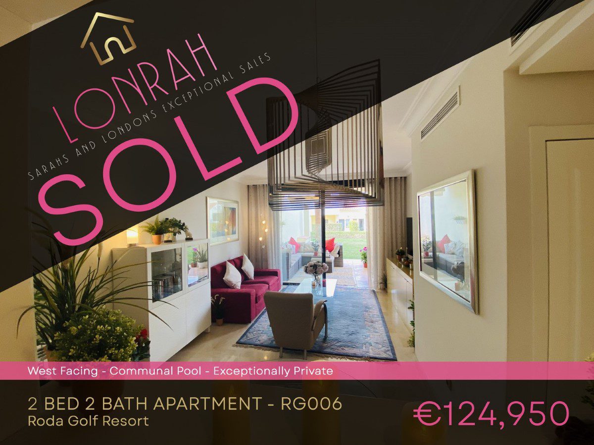 Lonrah Roda Golf Resort Murcia RG006 SOLD Lonrah Roda Golf Resort Murcia RG006 SOLD