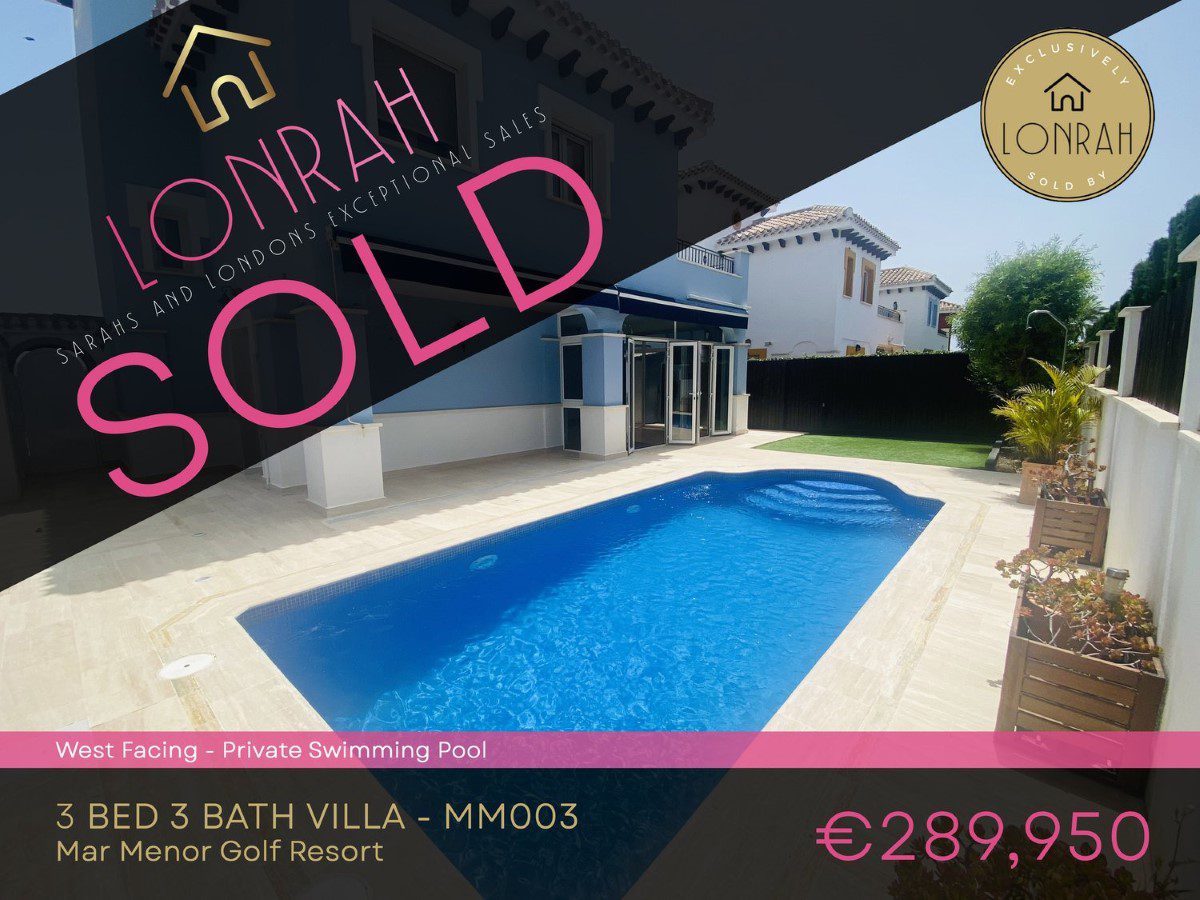 Lonrah+Mar+Menor+Golf+Resort+Property+MM003+-+SOLD Mar Menor Golf Resort Villa - MM003 3 BED 3 BATH