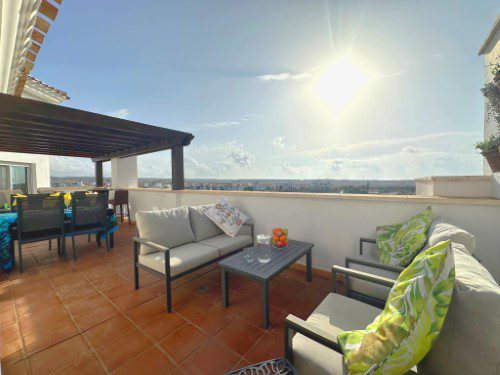 Hacienda Riquelme Penthouse Apartment - HR293 15 14 HR293 terrace sunny views