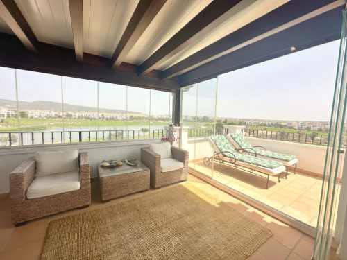 Hacienda Riquelme Golf Resrort Penthouse - HR287 26 HR287 balcony views