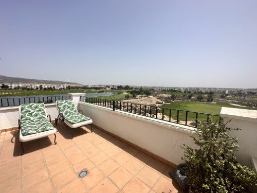 Hacienda Riquelme Golf Resrort Penthouse - HR287 15 HR287 sun terrace