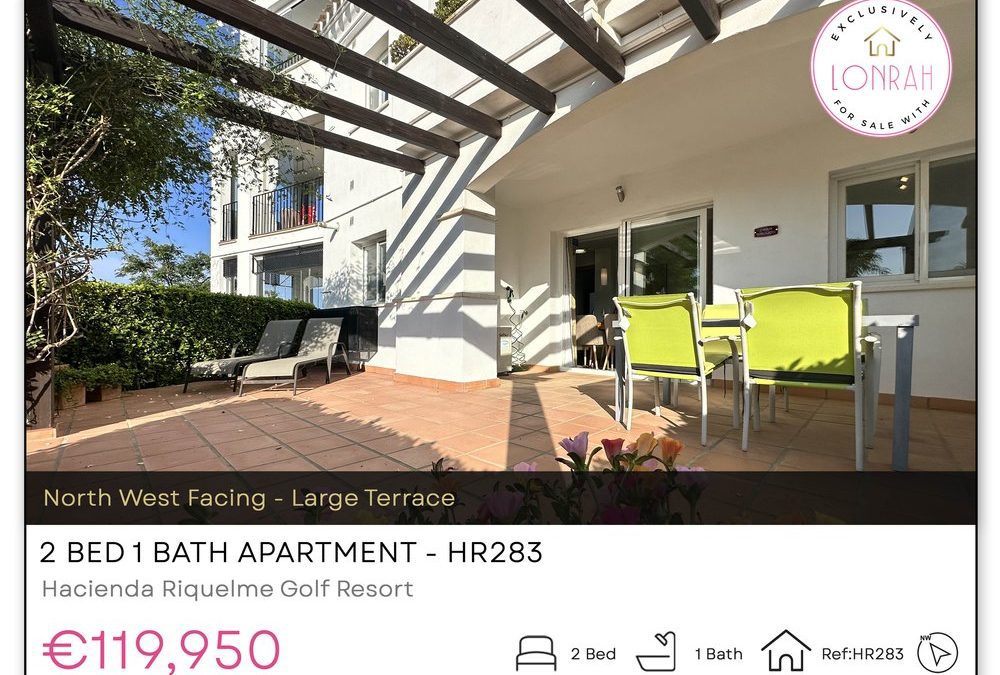 Lonrah Hacienda Riquelme Golf Resort HR283 LISTING