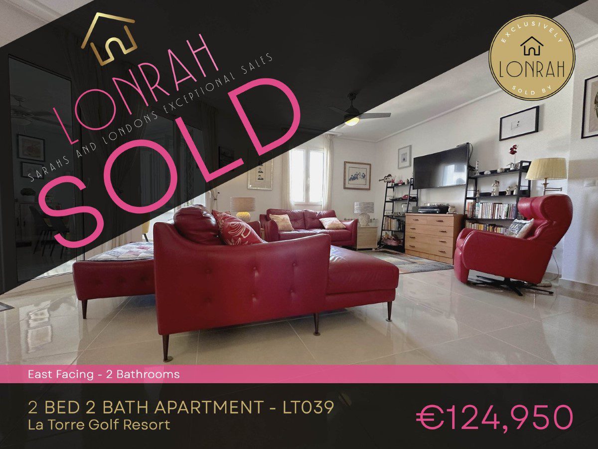 Lonrah La Torre Golf Resort Murcia LT039 SOLD Lonrah La Torre Golf Resort Murcia LT039 SOLD