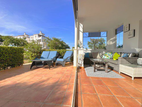 Hacienda Riquelme Ground Floor Apt. - HR299 13 HR299 terrace inside