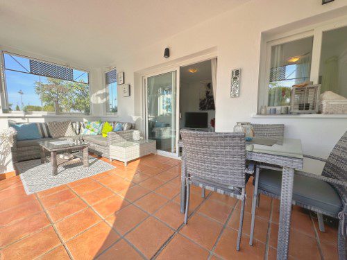 Hacienda Riquelme Ground Floor Apt. - HR299 12 HR299 terrace with shade