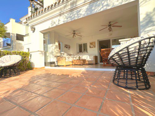 Hacienda Riquelme Ground Floor Apt - HR309 24 HR309 terrace sunny