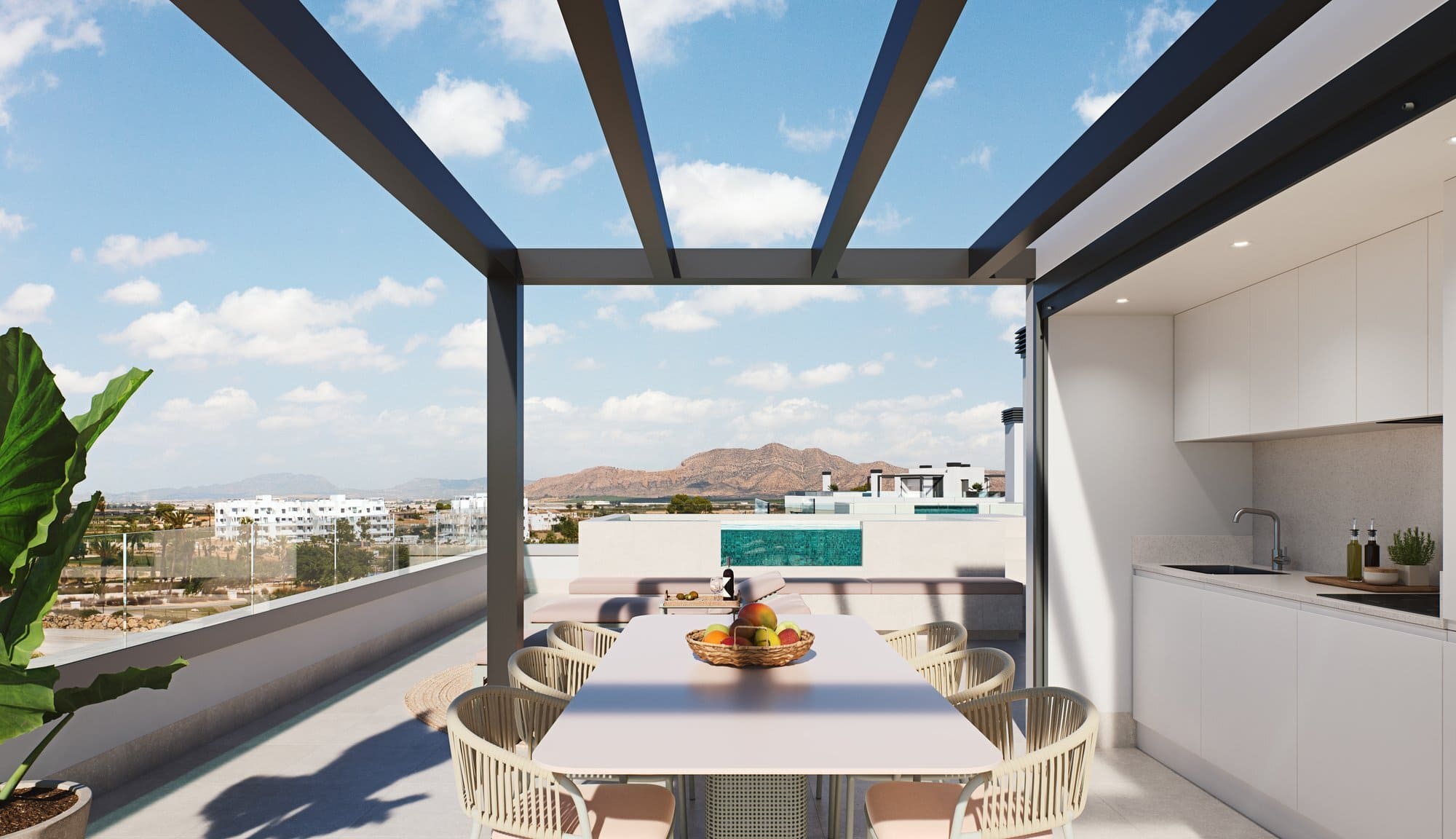 SR008 08 Solarium Pergola Cocina