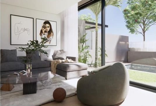 04 living room pool view