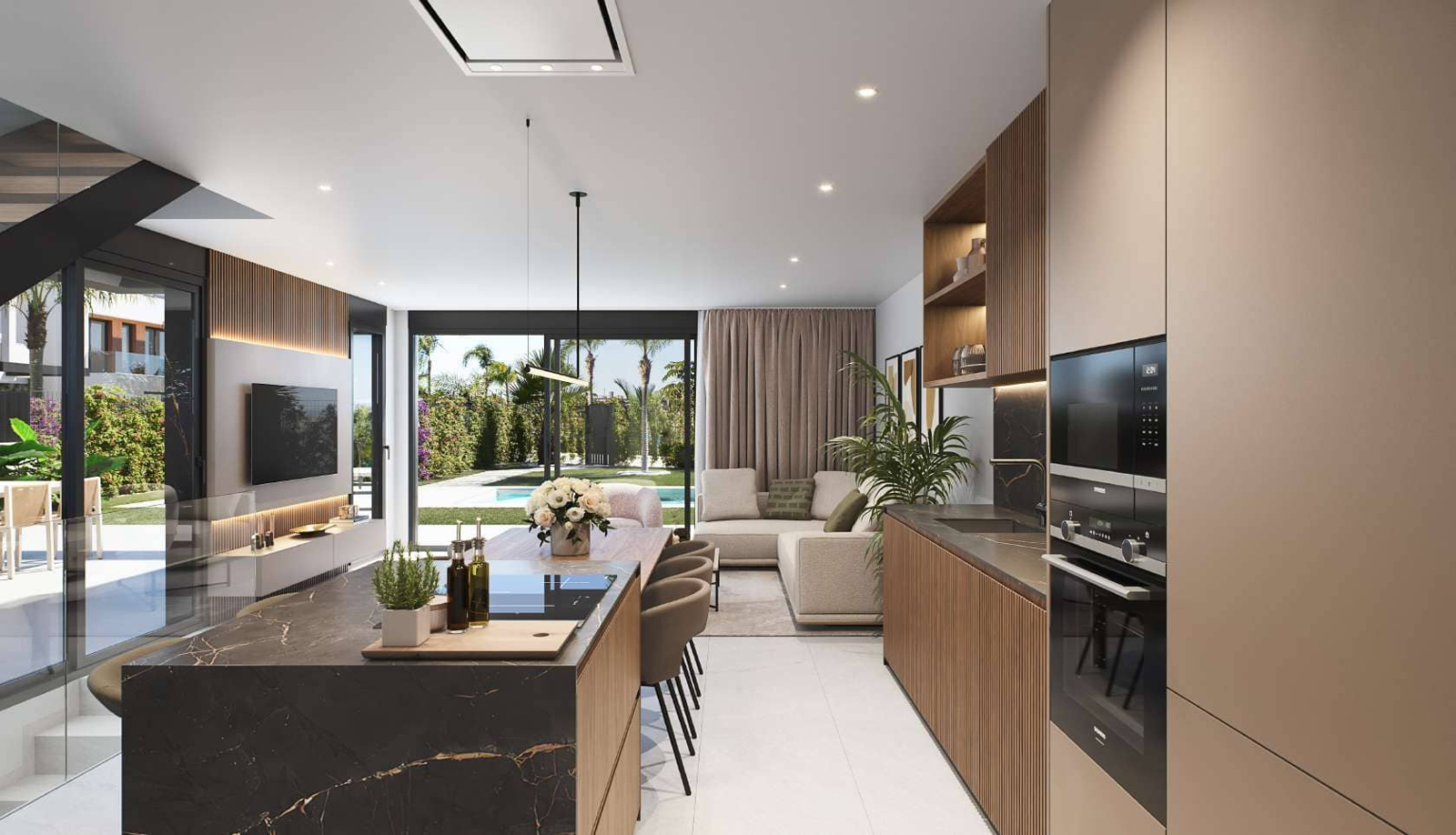 SR015 04 open plan kitchen living